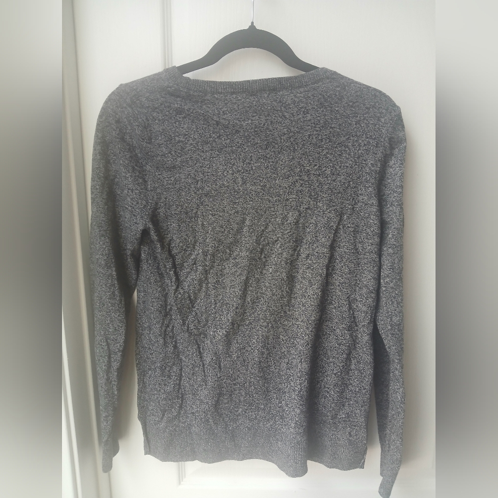 Old Navy Charcoal Knit Pullover Medium - Picture 3 of 3